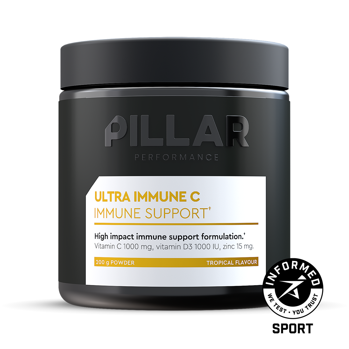 PILLAR PERFORMANCE Ultra Immune C Powder Tropical (200g)