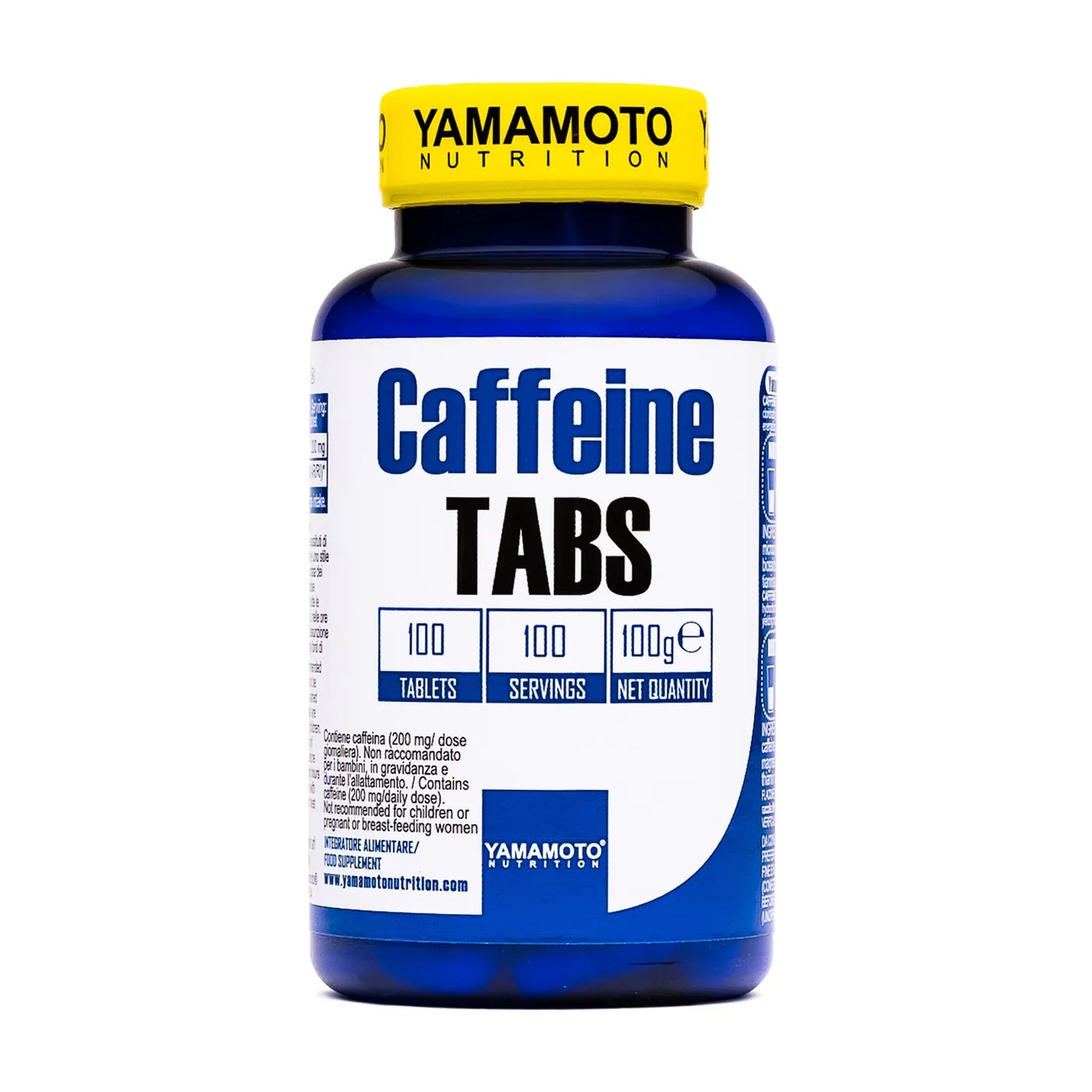 YAMAMOTO NUTRITION - Caffeine TABS 100 cpr